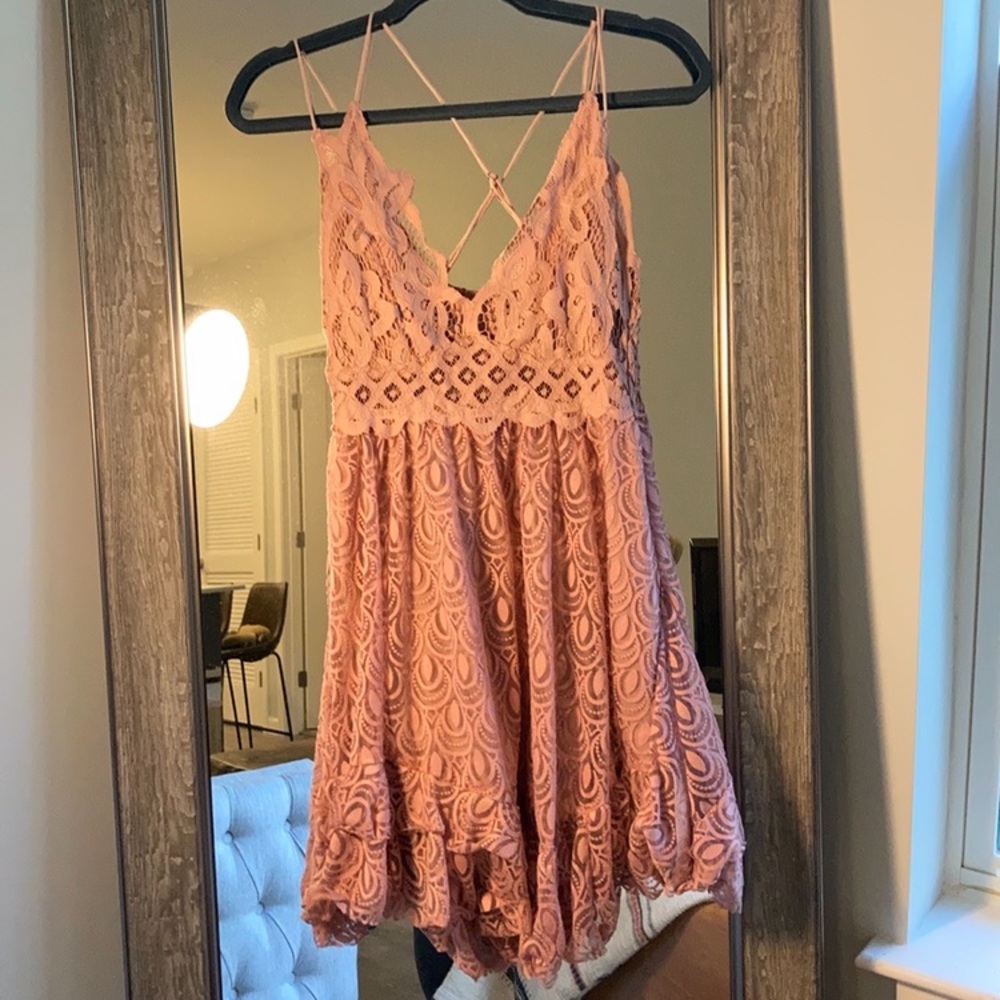 Free People Adella Burnout Slip New With Tags